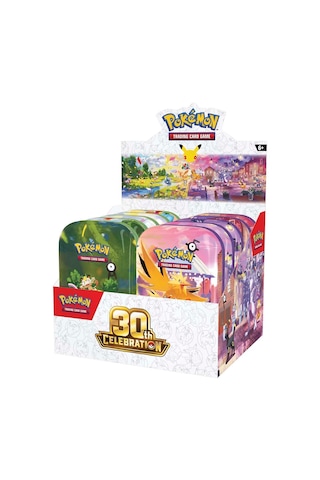 Pokémon Tcg: 30th Celebration Mini Tin 1 Adet 1 Adet Tin Boxta 2 Booster Pack
