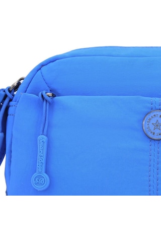 Smart Bags Mikro Poly Kumaş Mini Boy Postacı Kadın Çantası 3339 Mavi