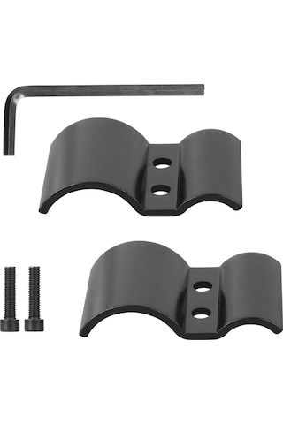 2x10mm 31mm Namlu Montaj Klip Taktik El Feneri Torch Sight Lazer Kapsam Kelepçe Alithestereo Çok Renkli
