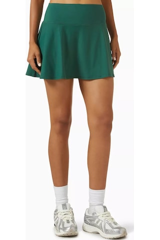 Vuori Esnek Örgülü Baseline Mini Etek, Atletik & Modern Yeşil