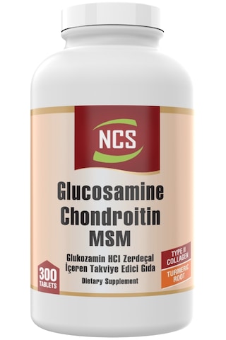 Ncs Glucosamine Chondroitin Msm 2 Adet 300 Tablet Collagen