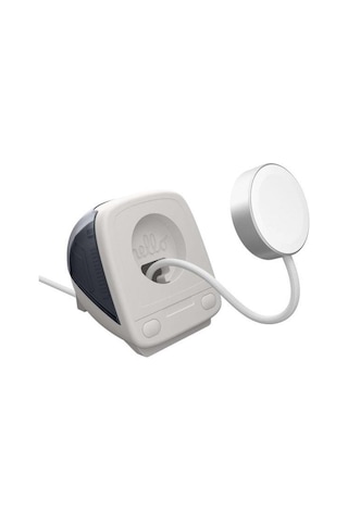 Spigen Apple Watch İle Uyumlu Saat Standı Classic C1 Dayanıklı Silikon Malzeme Bondi Blue İmac Tasarım Stand Graphite