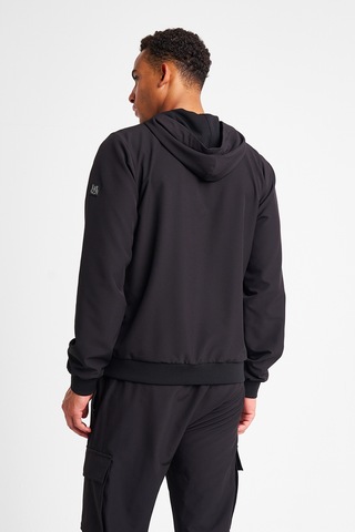 Lescon Erkek Fermuarlı Kapüşonlu Sweatshirt 25n-1102 Siyah