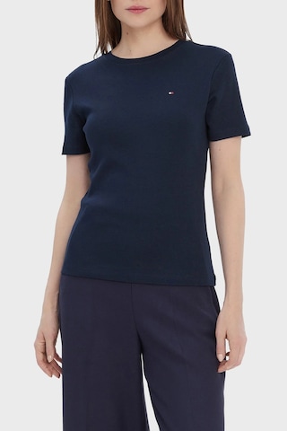 Tommy Hilfiger Bayan T Shirt Ww0ww40587 C1g Lacivert Lacivert