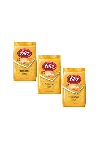 Yumurtalı Erişte Makarna 350 Gr. X 3 Adet
