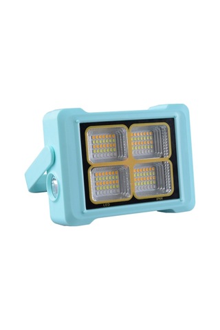 Cbtx Açık Güneş Kamp Işığı Taşınabilir Acil Çalışma Tamir Lambası El Feneri Mavi