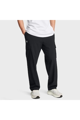 Under Armour Vibe Woven Cargo Erkek Siyah Polo Yaka Tişört