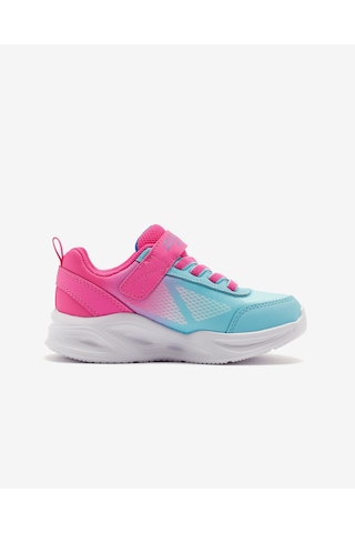 Skechers Skechers Sola Glow - Ombre Deluxe Büyük Kız Çocuk Pembe Işıklı Spor Ayakkabı 303714l Pktq Pembe