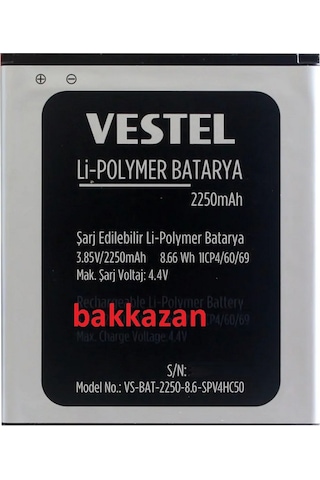 Vestel Uyumlu Venus 5010 Batarya Pil