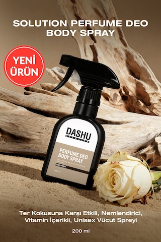Dashu Solution Perfume Deo Body Spray Deep Woody