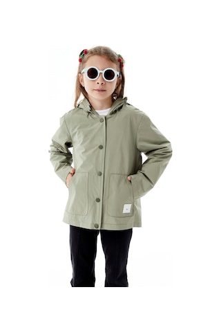 Benitto Kids Kız Çocuk Mevsimlik Yağmurluk Ceket 51360 Yeşil