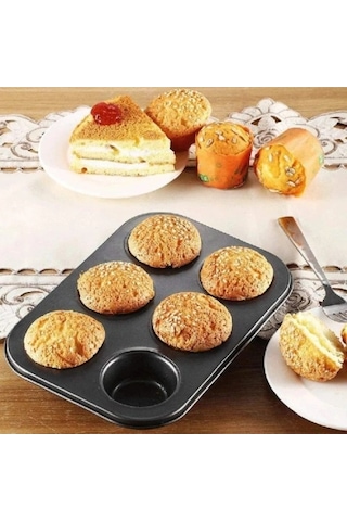 Mey İthalat 6'lı Muffin Kek Kalıbı Diğer