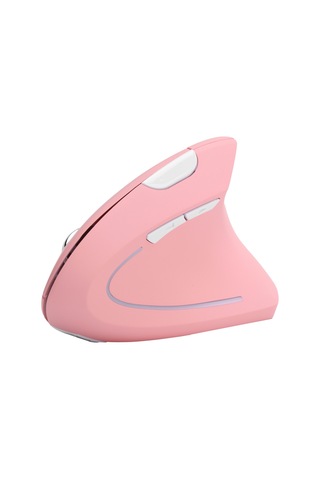 Tenfowee Ergonomik Dikey Kablosuz Fare, 2400 Dpı Ayarlanabilir, Rgb Işıklı, 1000mah Pil, 2.4g Teknoloji, Bilgisayar/notebook İçin Pembe