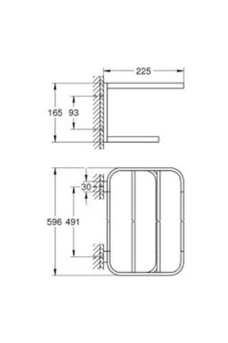 Grohe Selection Banyo Havluluğu - 41066000 Krom