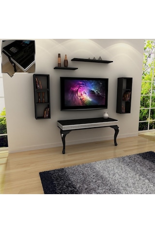 Decorotti - Lucca A4-4 Gizli Bölmeli Tv Ünitesi