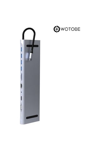 Macbook Uyumlu Type-c To Hub 11 In 1 Çok Amaçlı Çoklayıcı Hub