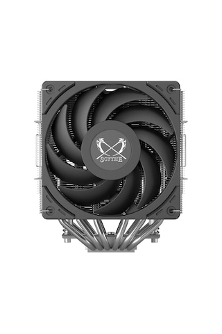 Scythe Magoroku İkiz Kule Dual Fan Cpu Hava Soğutucu, Intel Lga1700, Lga1151, Amd Am5, Am4 Desteği,