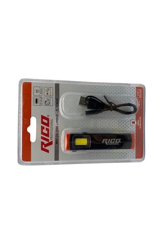 Rico Mini Çalışma Lambası El Feneri Rc0032 Siyah - Turuncu