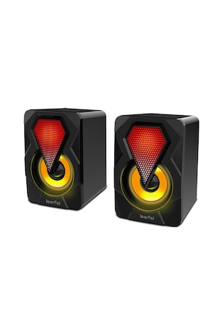Leefei 1046 Bilgisayar Hoparlörü 1+1 Pc Hoparlörü USB Speaker