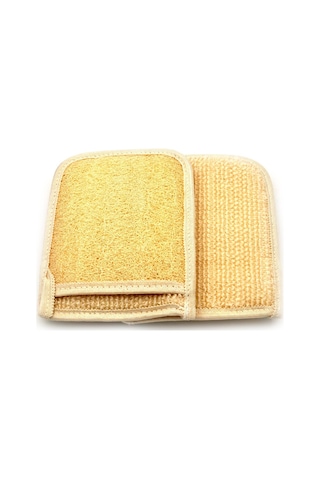 Doğal Kabak Lifi Eldiven Tipi Banyo Hamam Vücud Kesesi 17x21 Cm