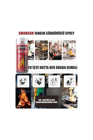3 Adet Yangın Söndürücü - Yangın Savar Sprey 500ml + 500 Ml + 500