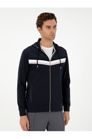 Lacivert Regular Fit Sweatshirt