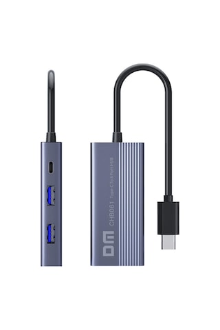 Dm Chb061 Type-c To 4k Hdmı 3 Usb3.0 Gigabit Ethernet Pd 60w Çoklayıcı Hub