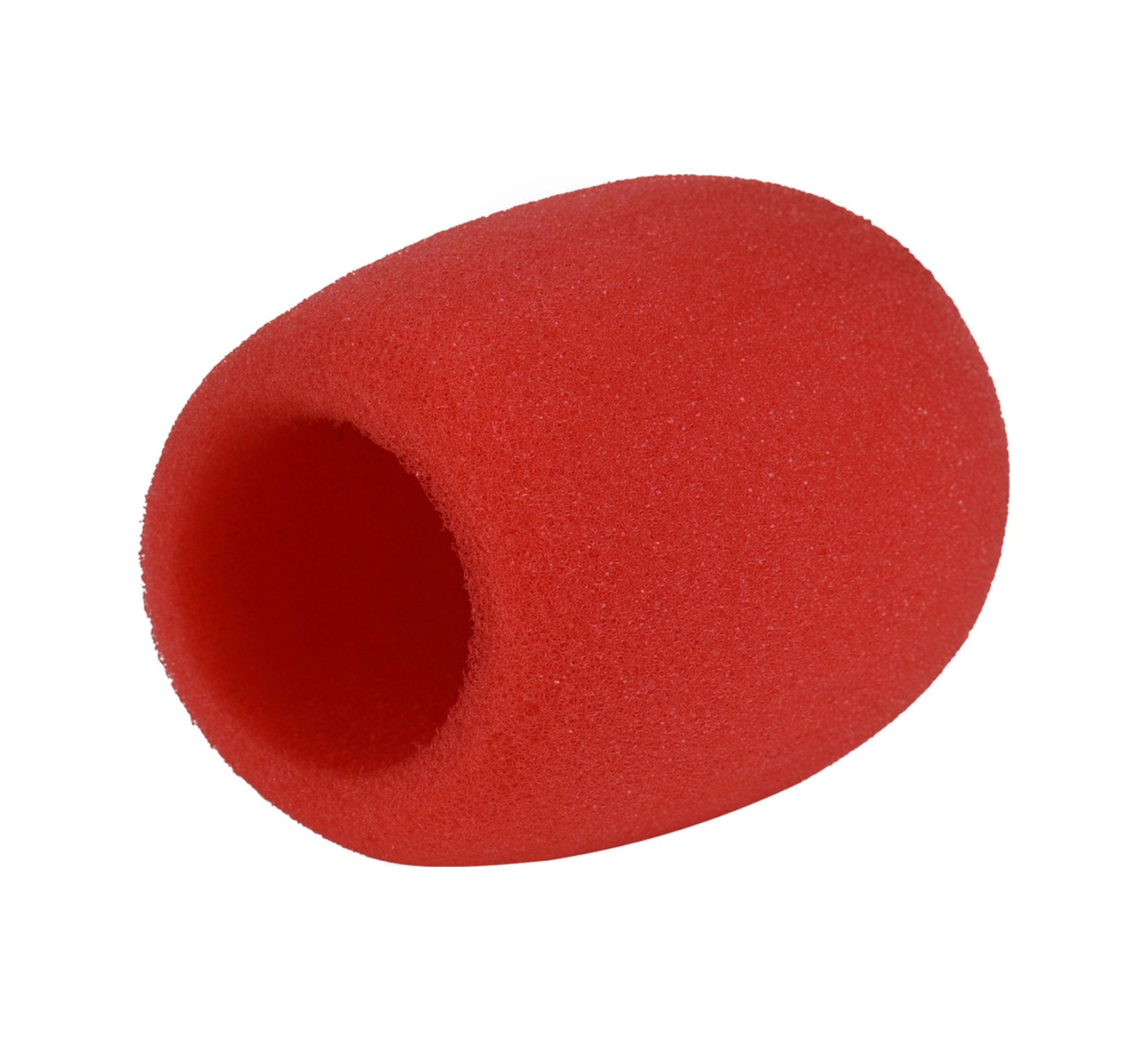 Honmex Kırmızı Mikrofon Spreyi, Ktv/karaoke İçin 76mm Yükseklikli, 60mm Dış/40mm İç Çaplı, Tekli Paketli Koruyucu Örtü