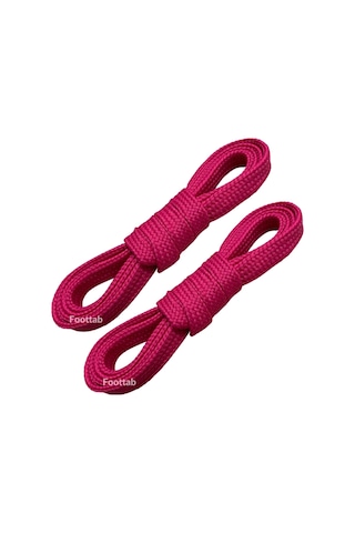 Foottab Renkli Yassı Spor Ayakkabı Bağcığı 120 Cm