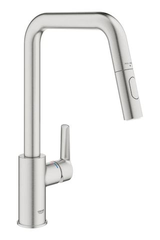 Grohe Start Tek Kumandalı Eviye Bataryası Spiralli 2f 30619000 Muadili 30632000 Paslanmaz Çelik