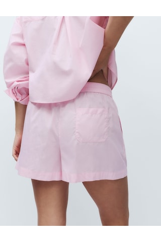 Marks & Spencer Saf Pamuklu Pijama Şort T37003482S Pembe