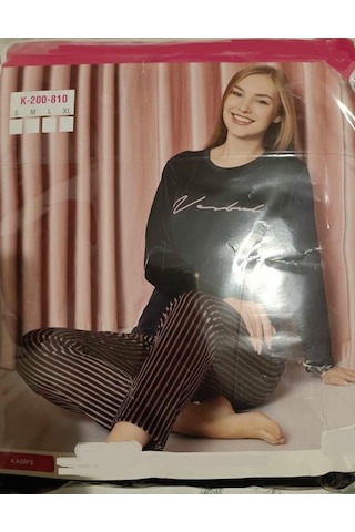 Sude Kadın Kışlık Kadife Pijama Takımı K200/810 - 1 Adet 001