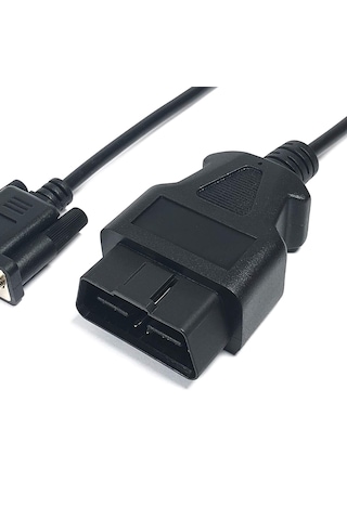 Db9 - Ob D2 Kablosu, Rs232 Dişi Port Ob Dıı 16 Pin Erkek Adaptör, Teşhis Uzatma Kablosu, Dönüştürücü/ara Bağlantı Kablosu