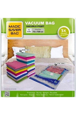 Vakumlu Hurç 80 x 130 Elbise Yorgan Hurcu 80X130 Vakumlu Hurç Şefaf