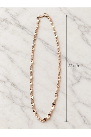 Sarmal Zincir Kolye Gold Renk