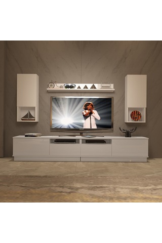Decoraktiv Trendstyle 5220das Mdf Tv Ünitesi Tv Sehpası Beyaz