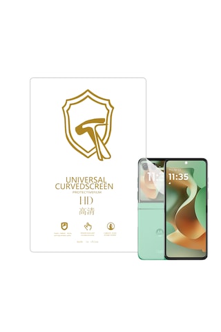 Microcase Motorola Razr 60 İle Uyumlu Full Tpu Nano Arka Ekran Koruma Filmi - Ekm102