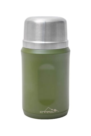 Campout Çift Katmanlı Yemek Termosu 600ml Yeşil