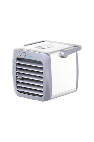 Klima Mini Fan Soğutucu Hava Soğutucu Usb Klima Ycıbqz Gri