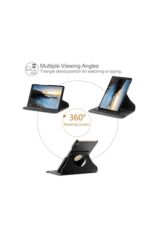 Xiaomi Redmi Pad 6 2022 10.6" 360 Dönebilen Dönerli Standlı Kılıf Kapaklı Kılıf
