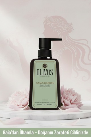 Olivos Zeytinyağlı Şakayık Kokulu Sıvı El Sabunu 4 x 500 ML