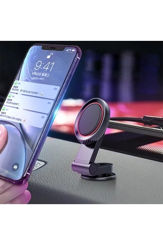 Ally Mıknatıslı Araç Telefon Tutucu Cam Ve Torpido Üstü- 5775 Siyah