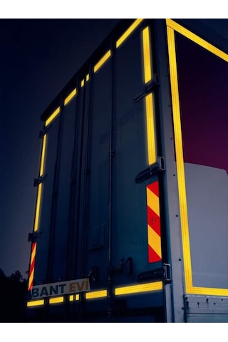 3m 983 Sarı Reflektif Bant 15metre Tüvtürk Onaylı Reflektör Şerit