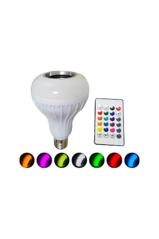 Music Bulb Akıllı Led Ampul Lamba Bluetooth Hoparlör Diğer