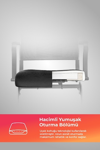 Ergolife Sit Air Ofis Koltuğu Tekerlekli, Bel Destekli, Fileli, Siyah, Bilgisayar Sandalyesi -572.60.1.682 Çok Renkli