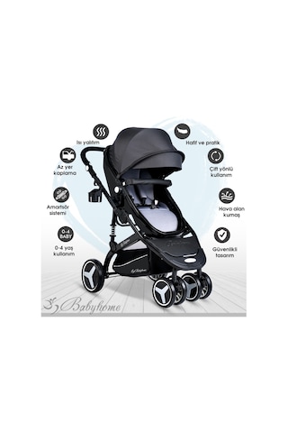 Baby Home 945 Travel Sistem Bebek Arabası + 505 Bebek Sepeti