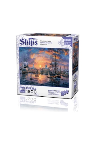 Ks Games Puzzle 1500 Charleston Harbor