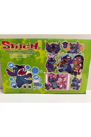 Stitch Figür Seti Aksesuarli Oyuncak Set 12 Parça Çok Renkli