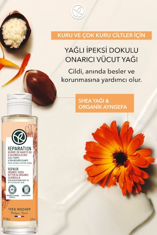 Çok Kuru Ciltler İçin Kalıcı Onarıcı Ve Besleyici Vücut Yağı 100 Ml