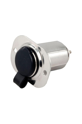 Paslanmaz Krom Çakmak Yuvası, 12v, Tekne Çakmaklık Yuvası